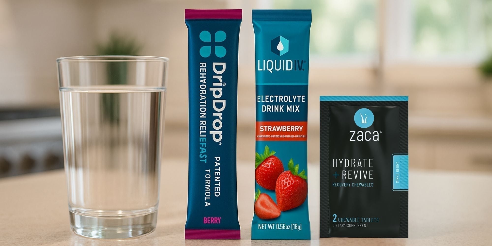 Drip Drop vs Liquid IV vs Zaca: Which Brand Is Better? - Zaca