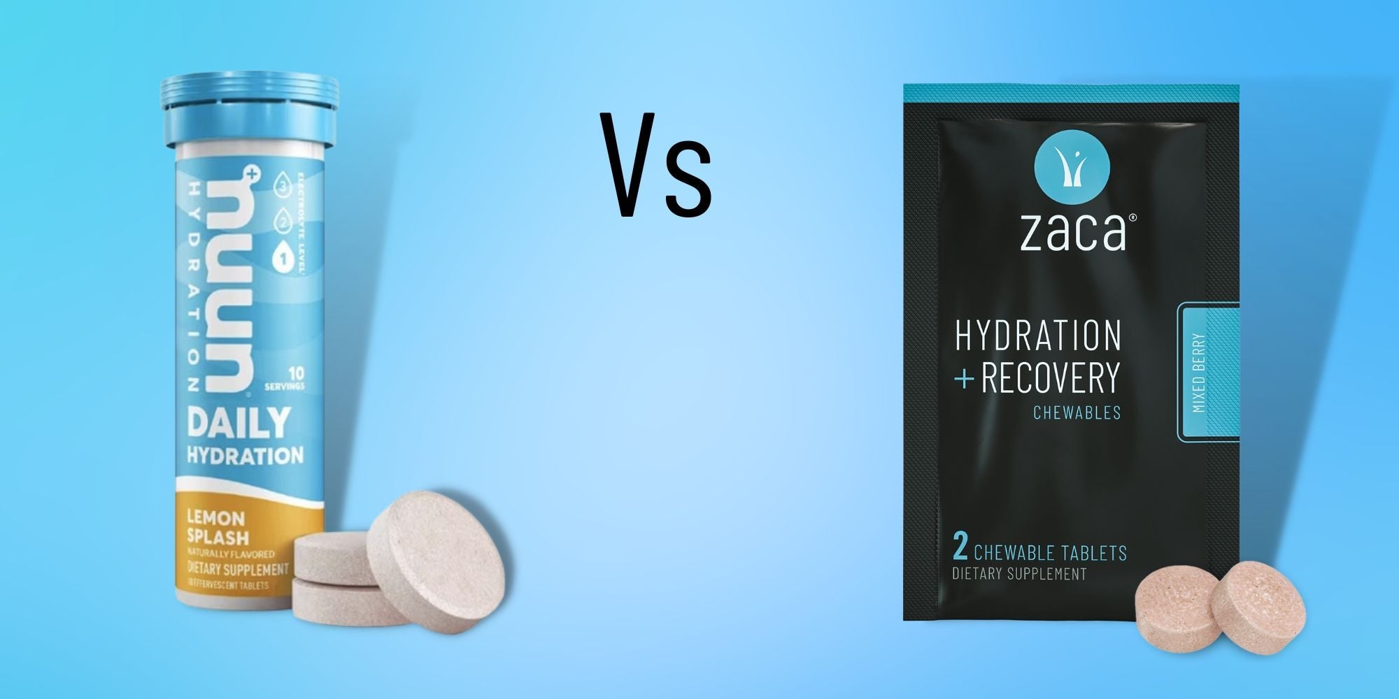 Nuun Hydration Tablets Review (vs Zaca) - Zaca